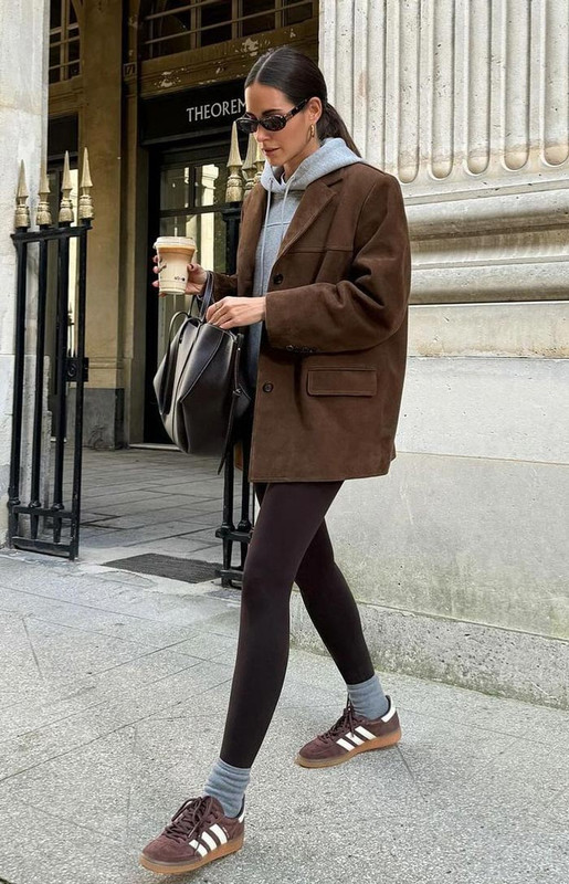 Шерстяные легинсы