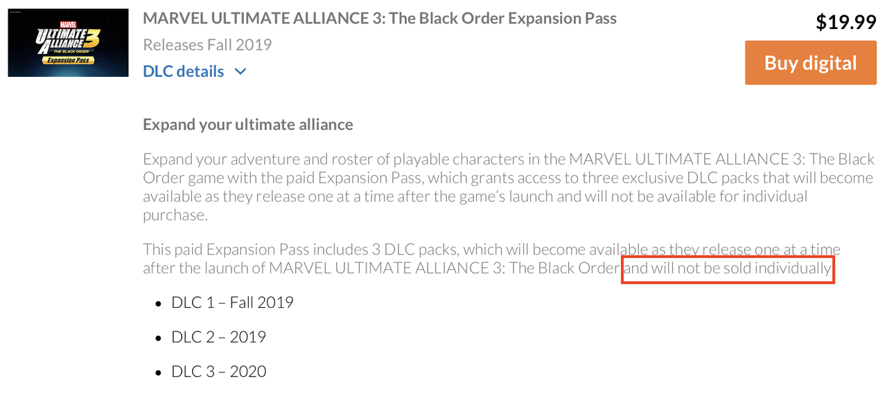 Marvel Ultimate Alliance 3s Dlc Only Available For Those