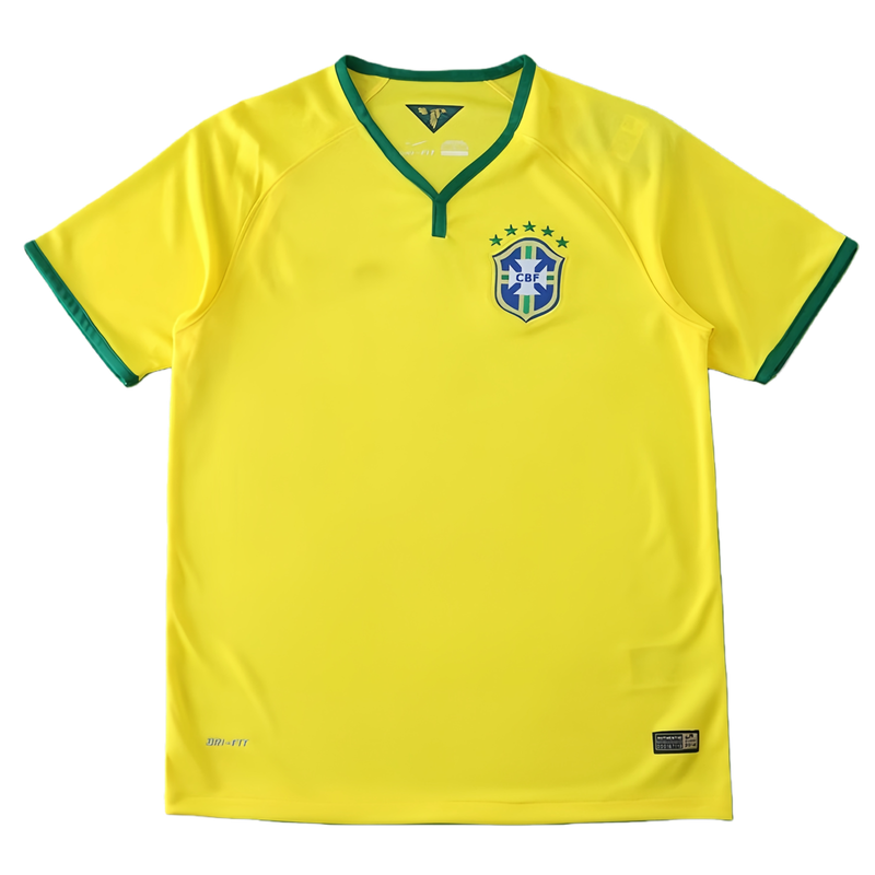 2014 season Brazil home retro Fan version