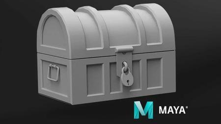 Maya For beginners - Model a Treasure Chest Step by step