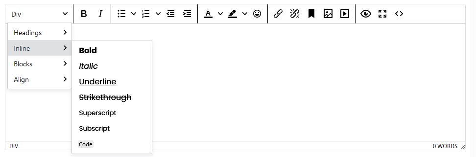 blog editor