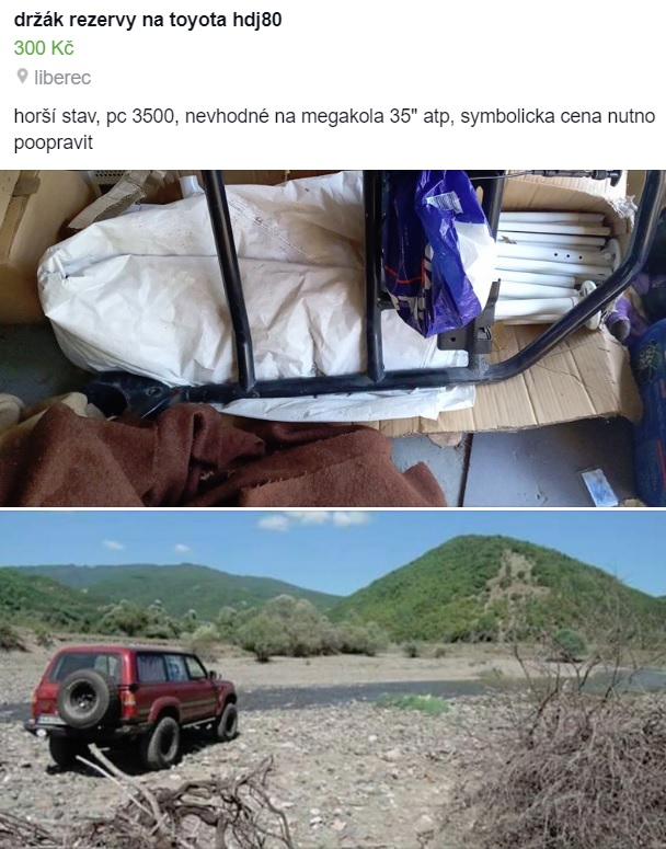 držák rezervy