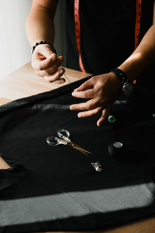 Threading the needle — studio light