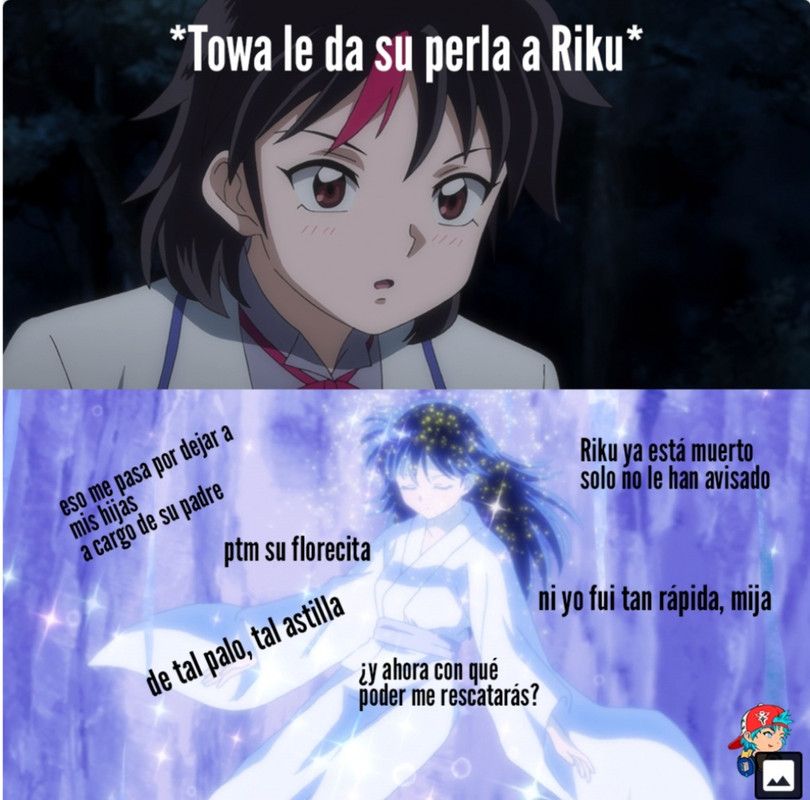 Hanyo no yashahime: FINALMENTE RIKU LE SALVARA LA VIDA A TOWA? - capitulo  21 - datos y mas 