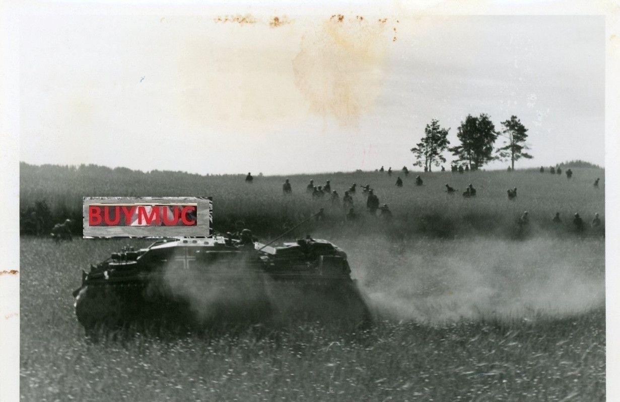 LARGE FOTO PANZER TANK STURMGESCHÜTZ OSTEN GORCA