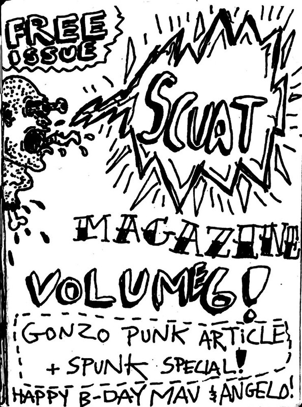 The cover of a zine titled Scuat Vol 6