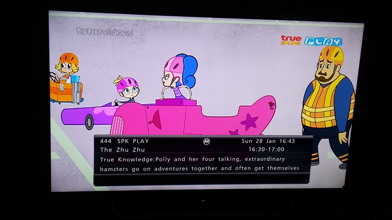 EPG over The Zhu-Zhus: 'Polly and her four talking, extraordinary hamsters go on adventures together'