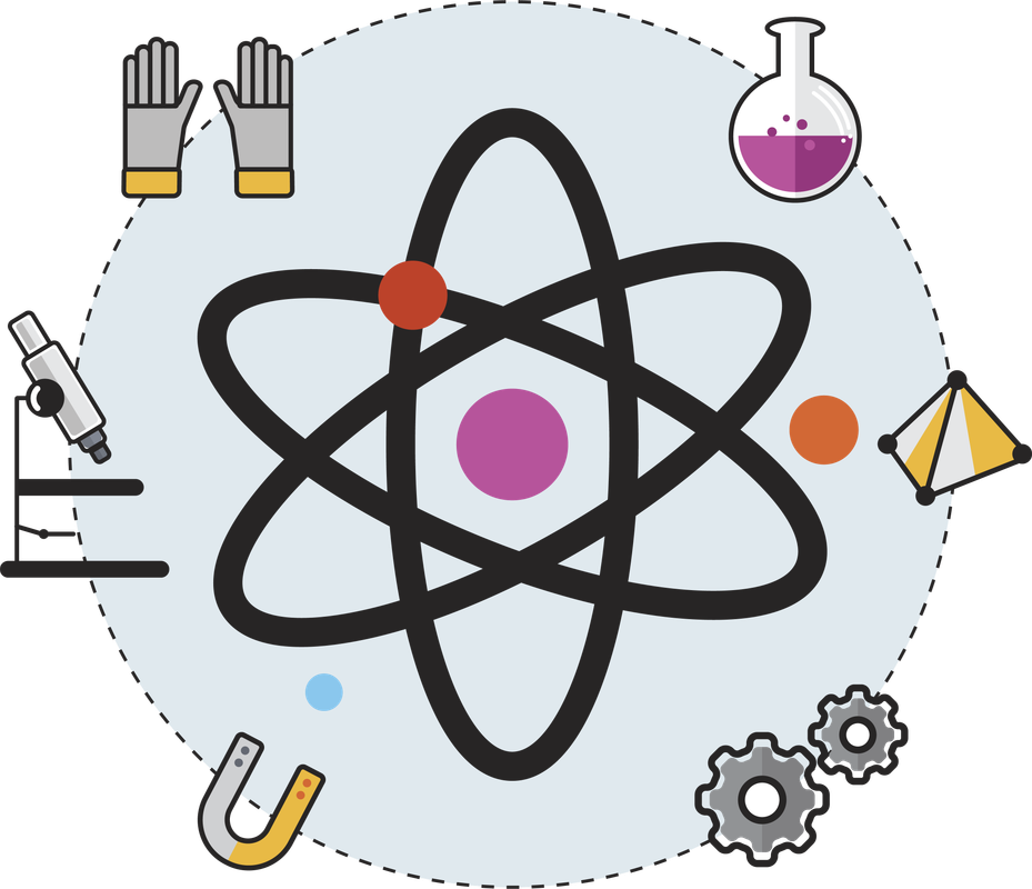 Physics vector image