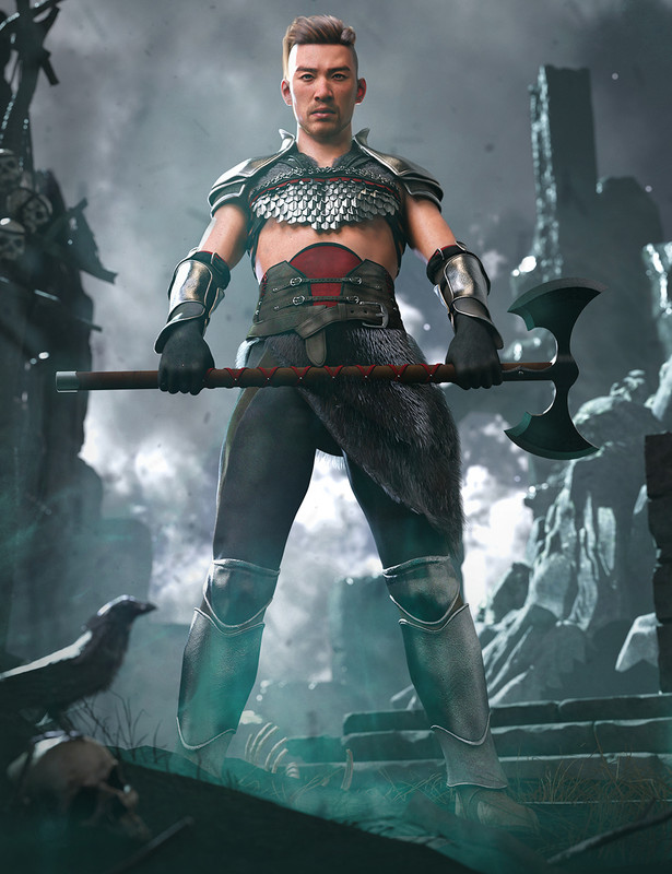 dForce Iron Scale Armor for Genesis 8 and 8.1 Males Bundle dForce Iron Scale Armor for Genesis 8 and 8.1 Males Bundle