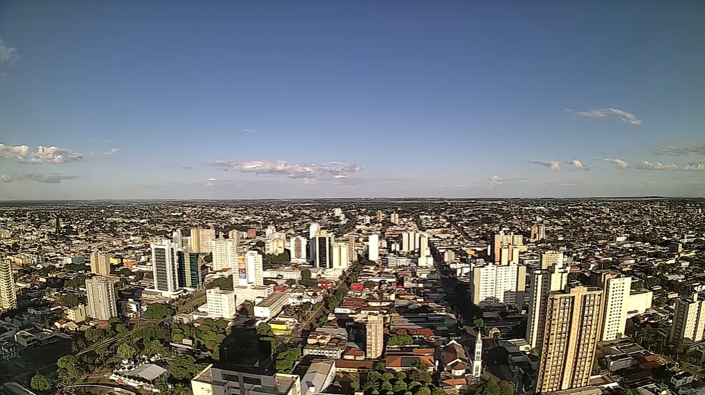 Campo Grande nesta manhã de domingo