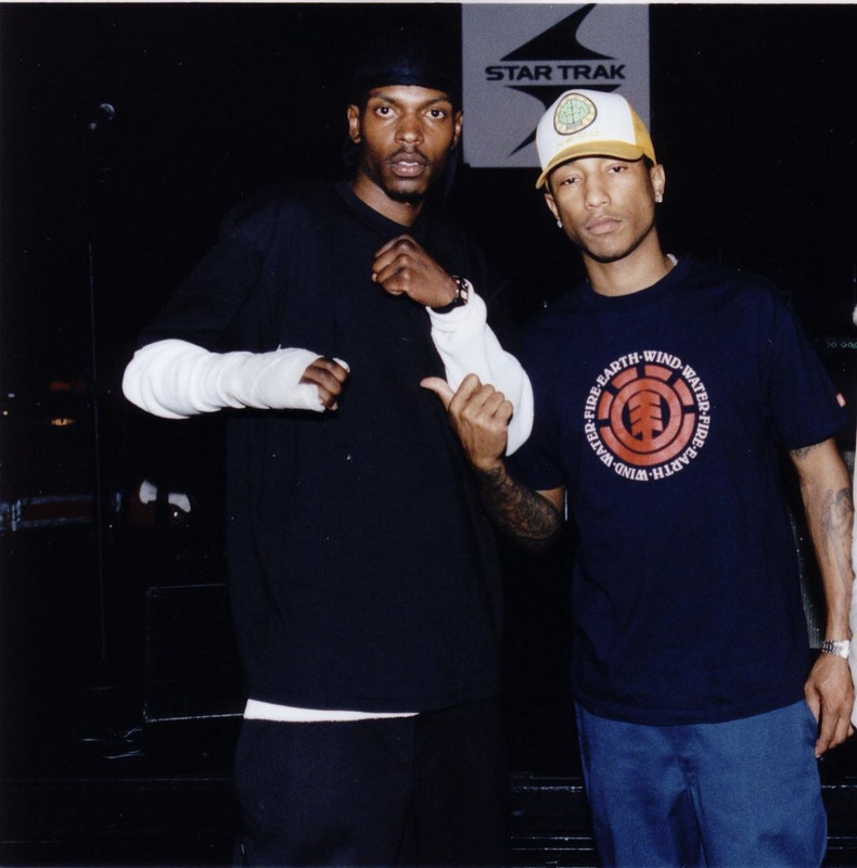 Pharrell With Rosco P. Coldchain In 2003