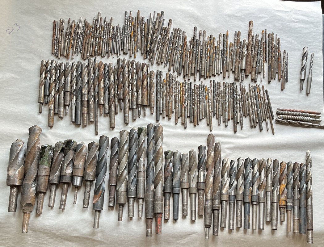 old and crappy drill bits