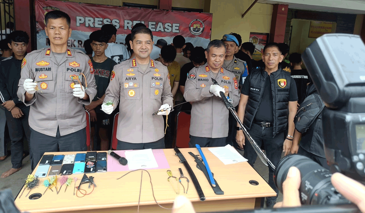 Barang Bukti yang Diamankan