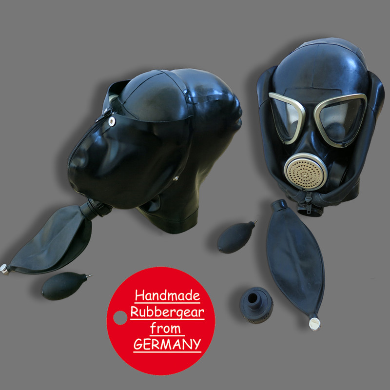 p13 custom-made Latex Rubber Gum Studio Gas Mask