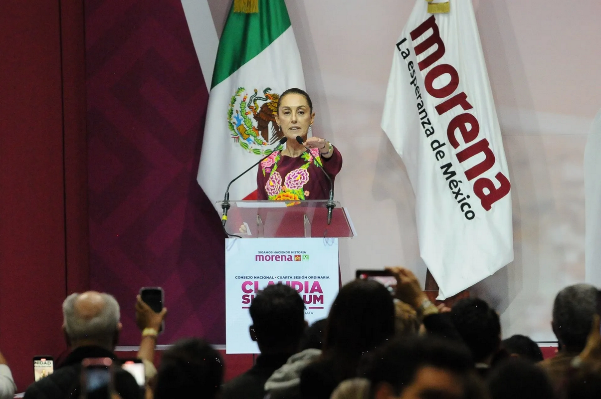 Sheinbaum supera por 41% a Gálvez en preferencia del voto, reporta encuesta MEBA 