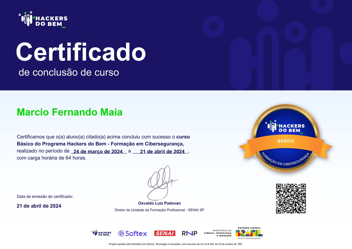 Certificado Curso Básico