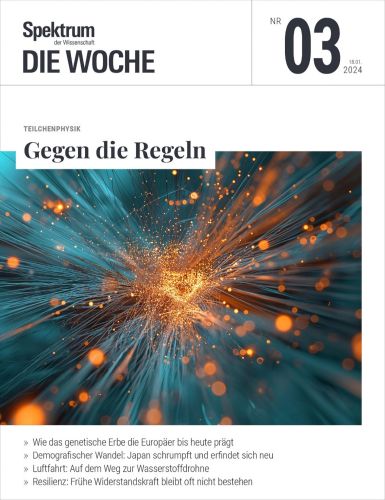 Cover: Spektrum der Wissenschaft Die Woche No 03 vom 19  Januar 2024