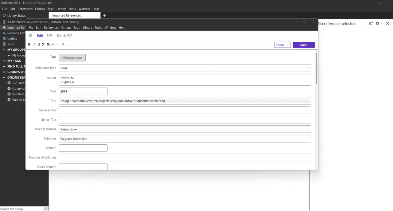 Working with EndNote 2025.4 Build 20690 full activated