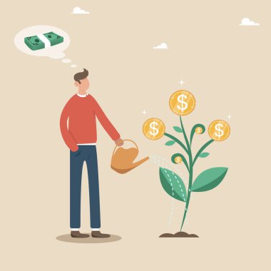 Investing concept illustration