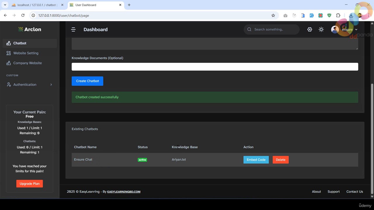 1 Introduction AI Agent Chatbot Saa S What You Will Build 0001 screenshot