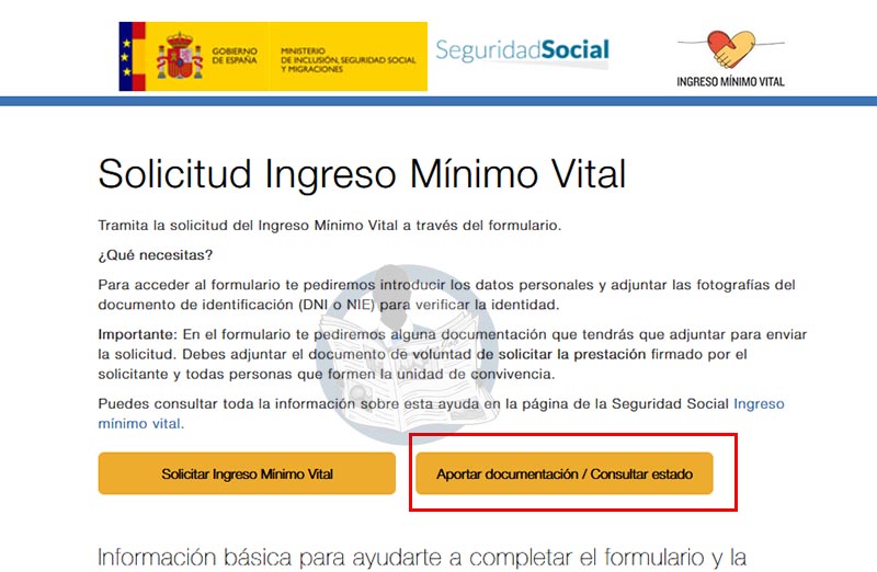 Consultar el estado de la Solicitud del Ingreso Mínimo Vital