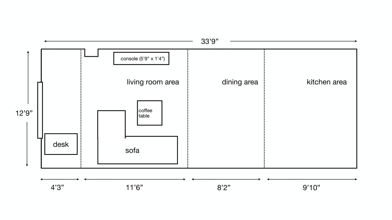 Apt layout for speakers(feet)