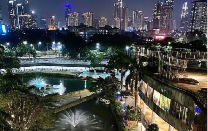 Senayan Park Tempat Wisata Viral Di Jakarta Dengan Skywalk