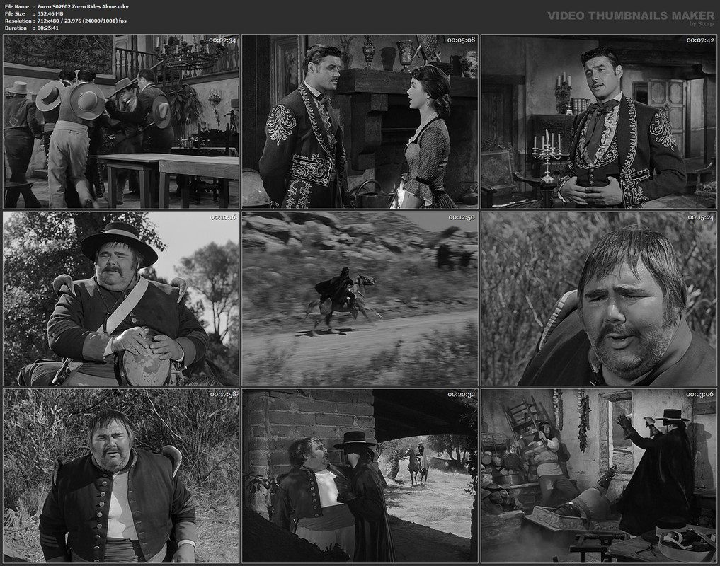 Zorro S02E02 Zorro Rides Alone.mkv