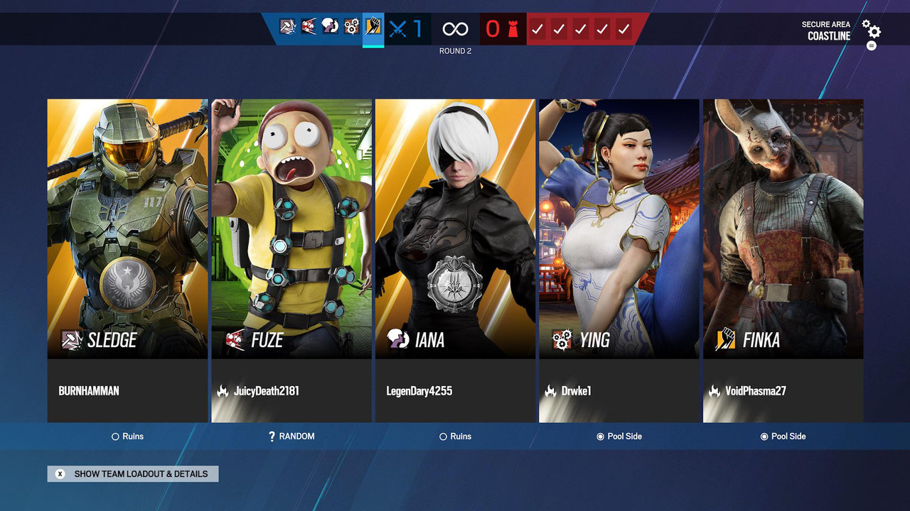 r6s crossovers