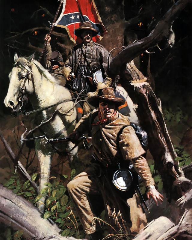 Civil americana,Cedar Creek,la apertura de la Batalla está representada por el ataque del general Ke