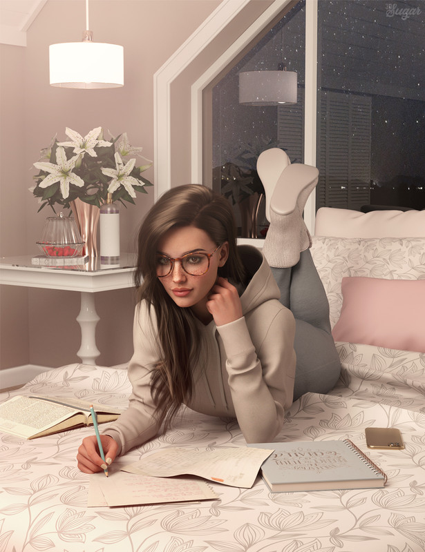 The Good Student Poses Sign Language and Expressions for Genesis 8 Female The Good Student Poses Sign Language and Expressions for Genesis 8 Female