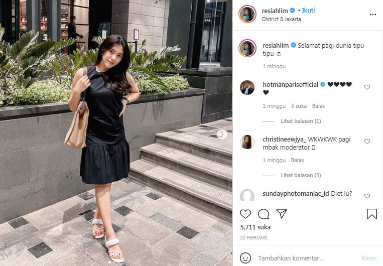 Hotman Paris komentari postingan Resiah Lim alias Echa