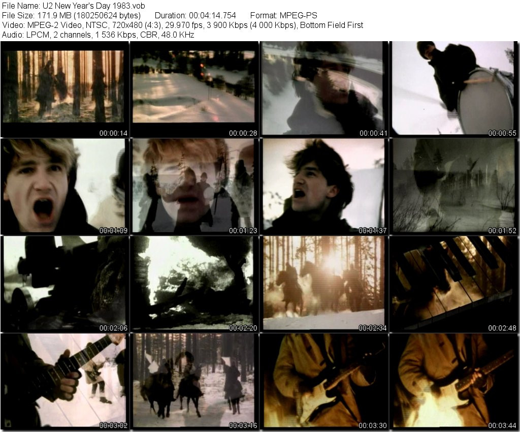 U2 New Year s Day 1983 vob tn
