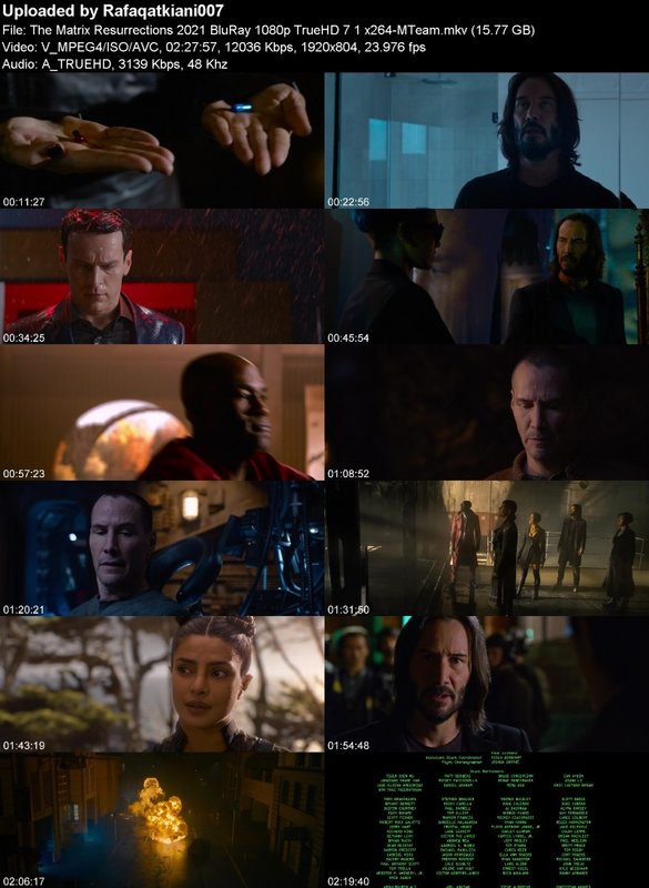 The Matrix Resurrections 2021 BluRay 1080p TrueHD 7 1 x264-MTeam