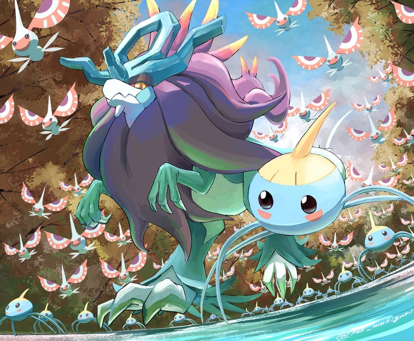 masquerain-surskit-and-walking-wake-poke