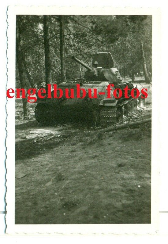 PANZER - Russischer T-34 Beutepanzer - Rußland 24.8.1941