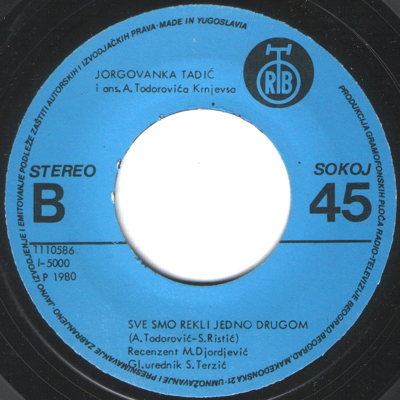 Jorgovanka Tadic 1981 sB