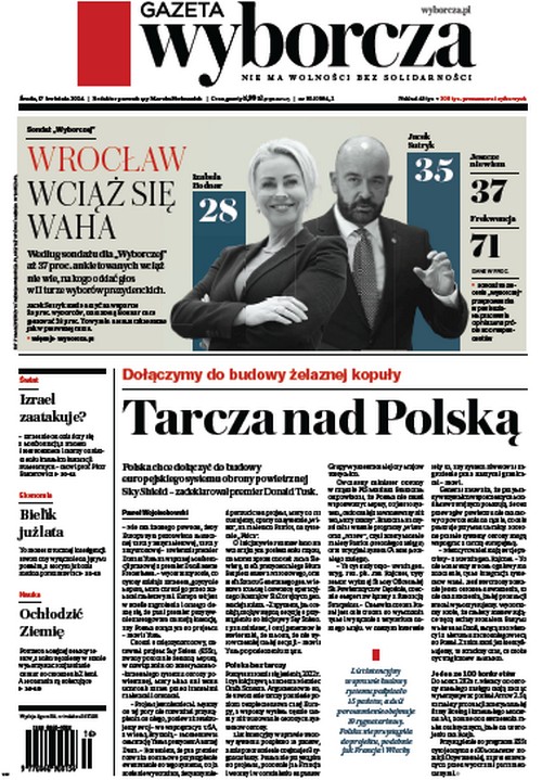 Gazeta Wyborcza 17.04.2024