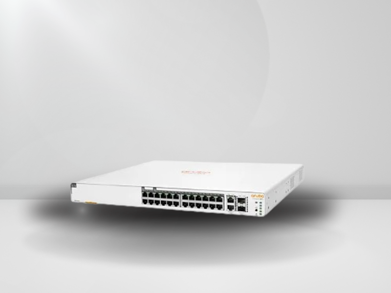 Visão geral da segurança de rede com o Switch Aruba 1960, mostrando a proteção de borda e o controle de acesso.