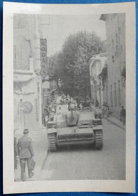 Sturmgeschütz Sicherung in Abbevillers