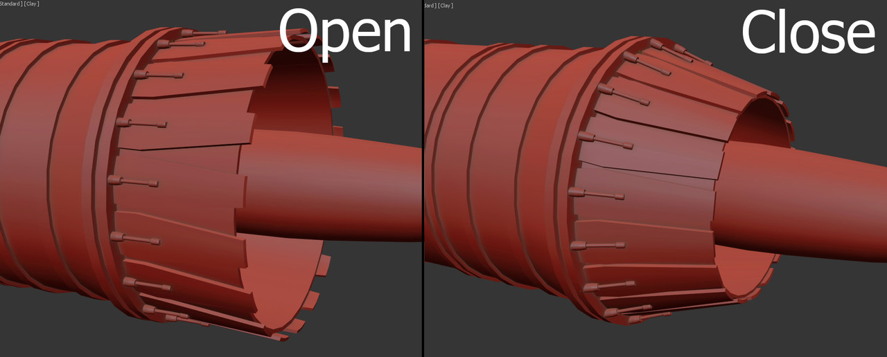 How to make jet engine nozzle open/close? r/unrealengine