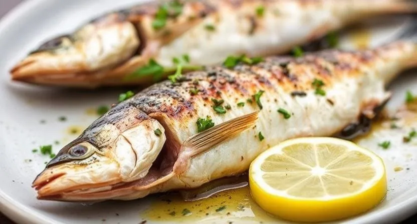 Запеченная скумбрия  