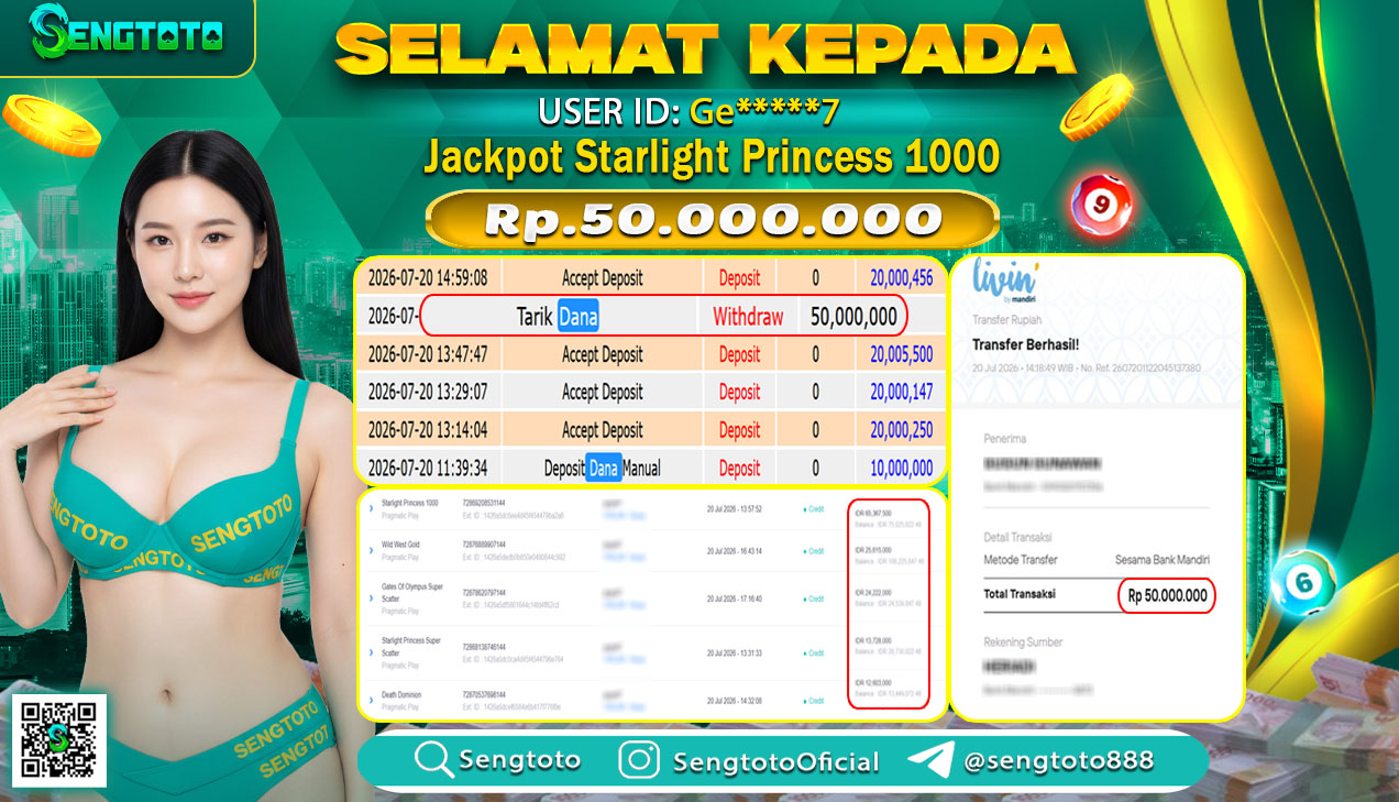 BUKTI PEMBAYARAN SLOT SATARLIGHT PRINCESS 1000