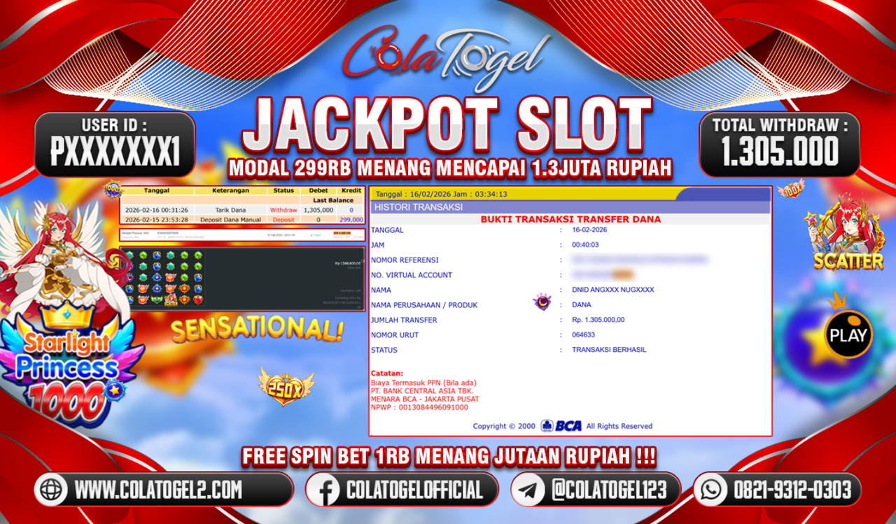 JACKPOT SLOT GACORR!!