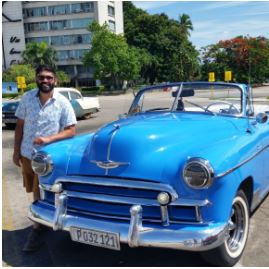 Chofer disponible para tours y traslados en La Habana Cuba