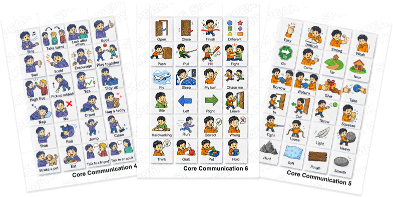 Core Communication 2 card set pages
