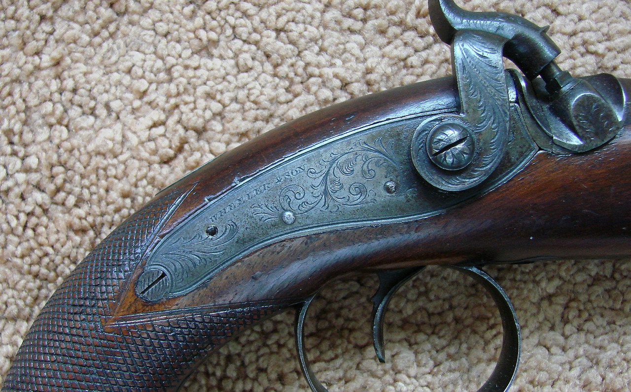 Wheeler & Son antique percussion pistol