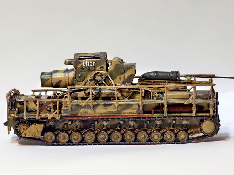 Morser Karl-Gerat 040 - 1/144 - Trumpeter - Kampfgruppe144 BBS