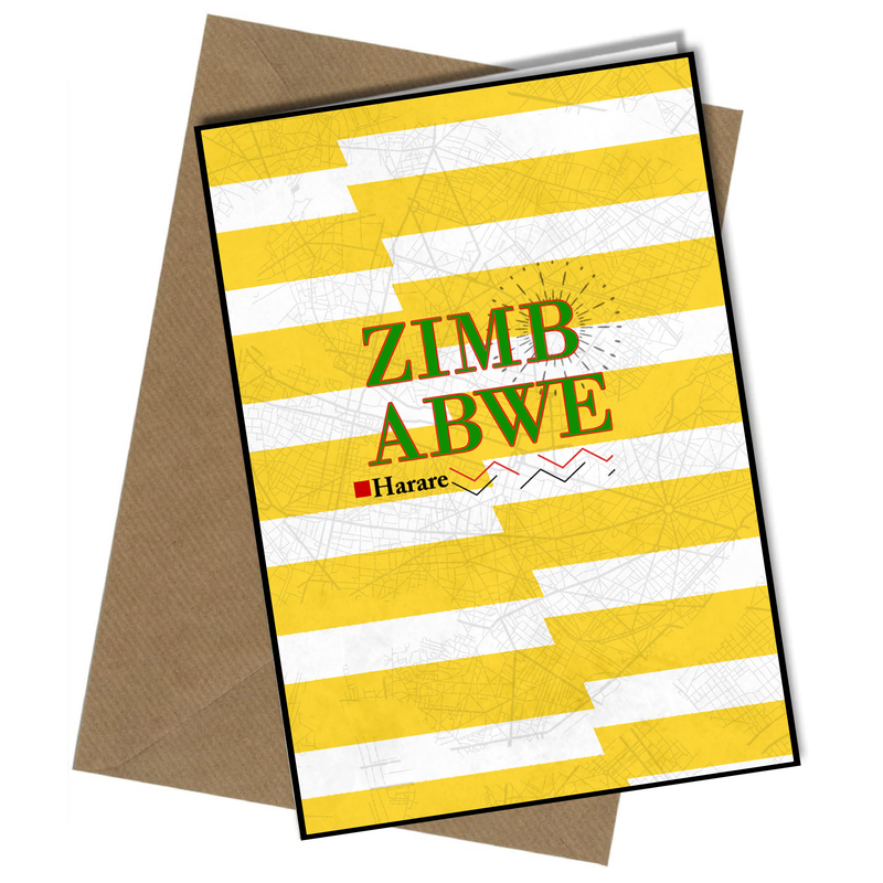 ZIMBABWE POSTER CARD