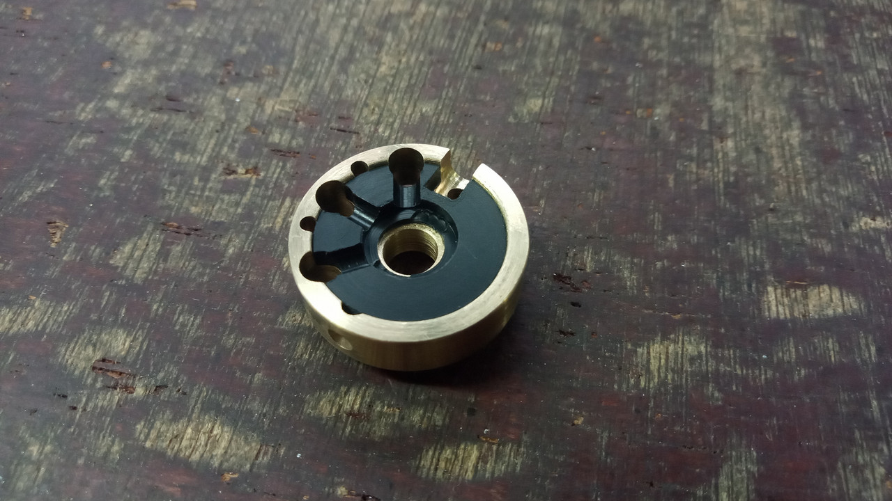 CC Delrin insert (wire paths & pixel socket)